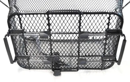 Pet Basket for Rear Rack - Quick Release Base, Dome Lid, Padded Base - 40x30x35cm