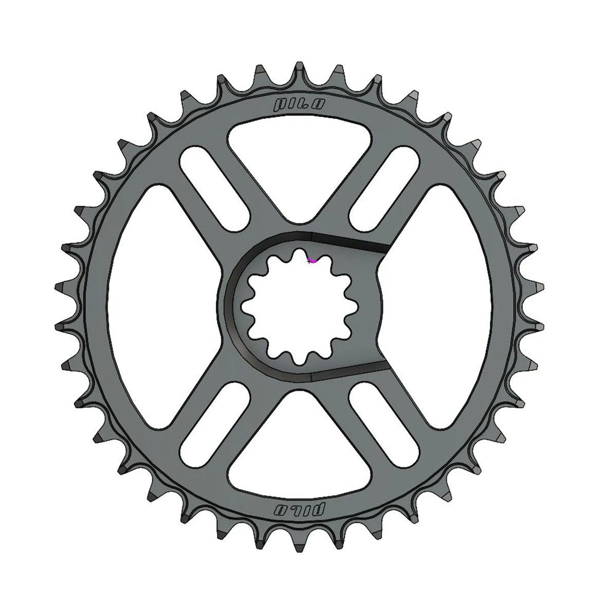 Pilo 38T Mburn Dm Chainring For Cranks - Chain Rings