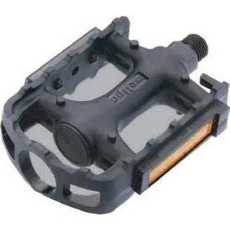 Qbp Plastic Mtb Pedals 9/16 Black Lightweight Durable Bike Pedal