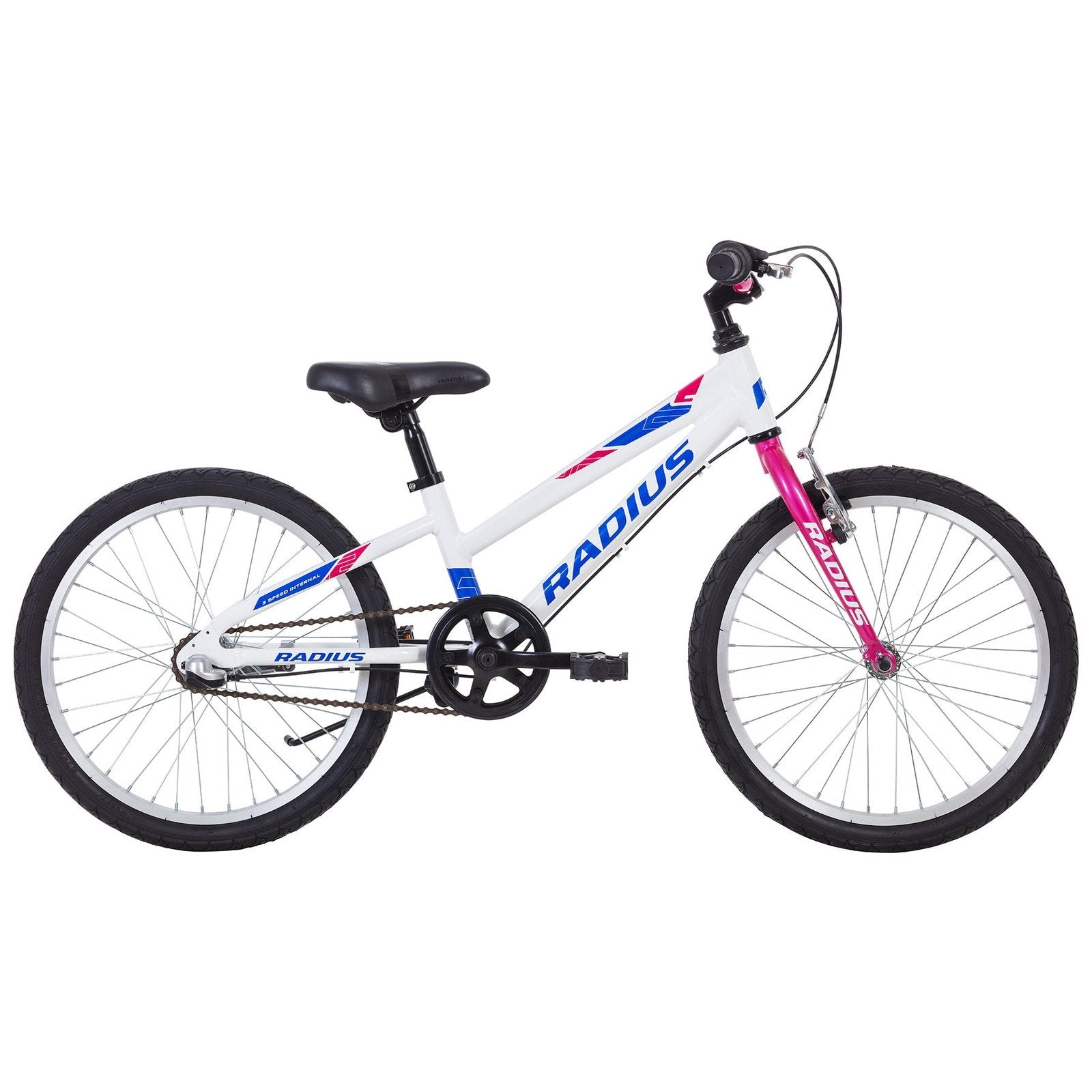 Radius Ponyridge 3 20Inch Gloss White/Pink/Navy Blue