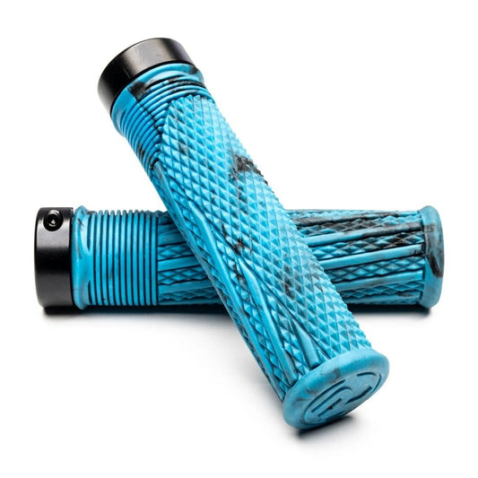 Ryfe Flatbar Grips - Deepblue Rampage Grips & Accessories