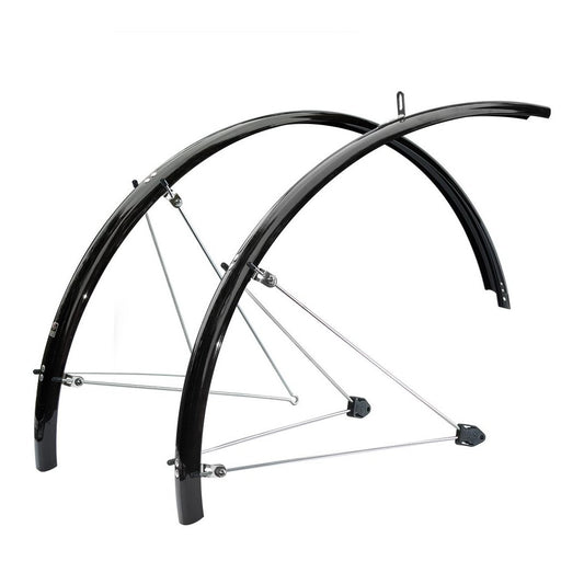 SKS Chromoplastic B45 20Inch Black Mudguard Set