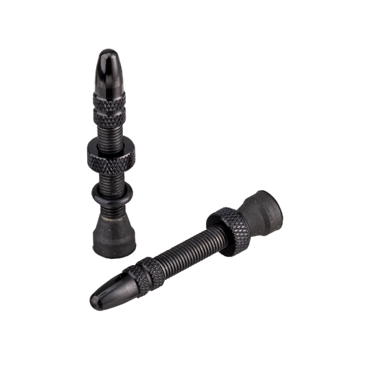 Spank Tubeless Valve Kit Black 2pcs