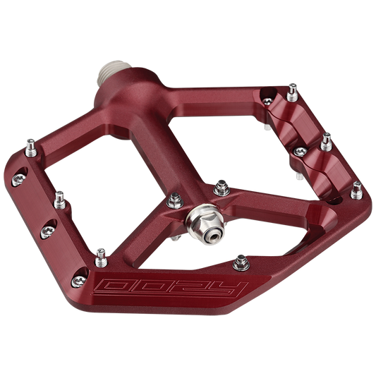 Spank Oozy 9/16" Flat Pedals Red