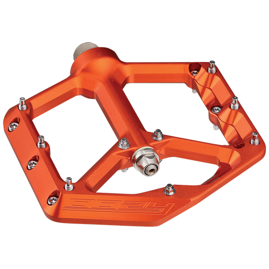 Spank Oozy Mountain Bike Flat Pedals Orange