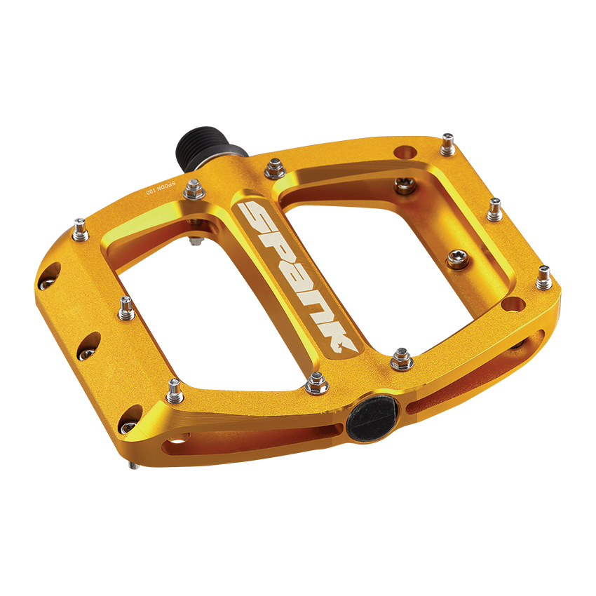 Spank Spoon 100 Flat Pedals Gold 9/16"
