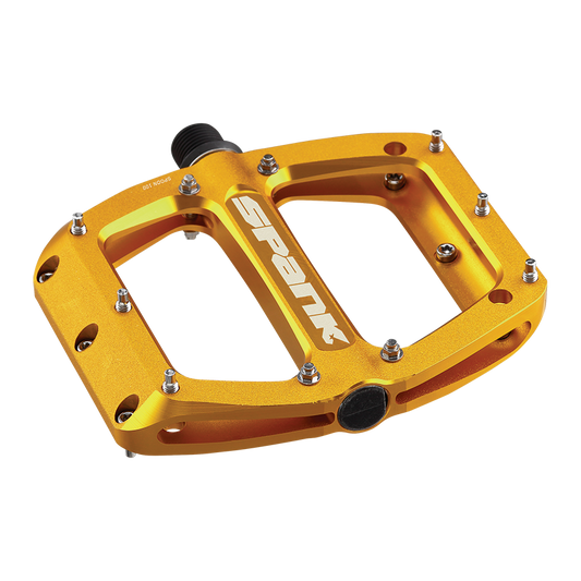 Spank Spoon 90 Flat Pedals Gold 9/16"