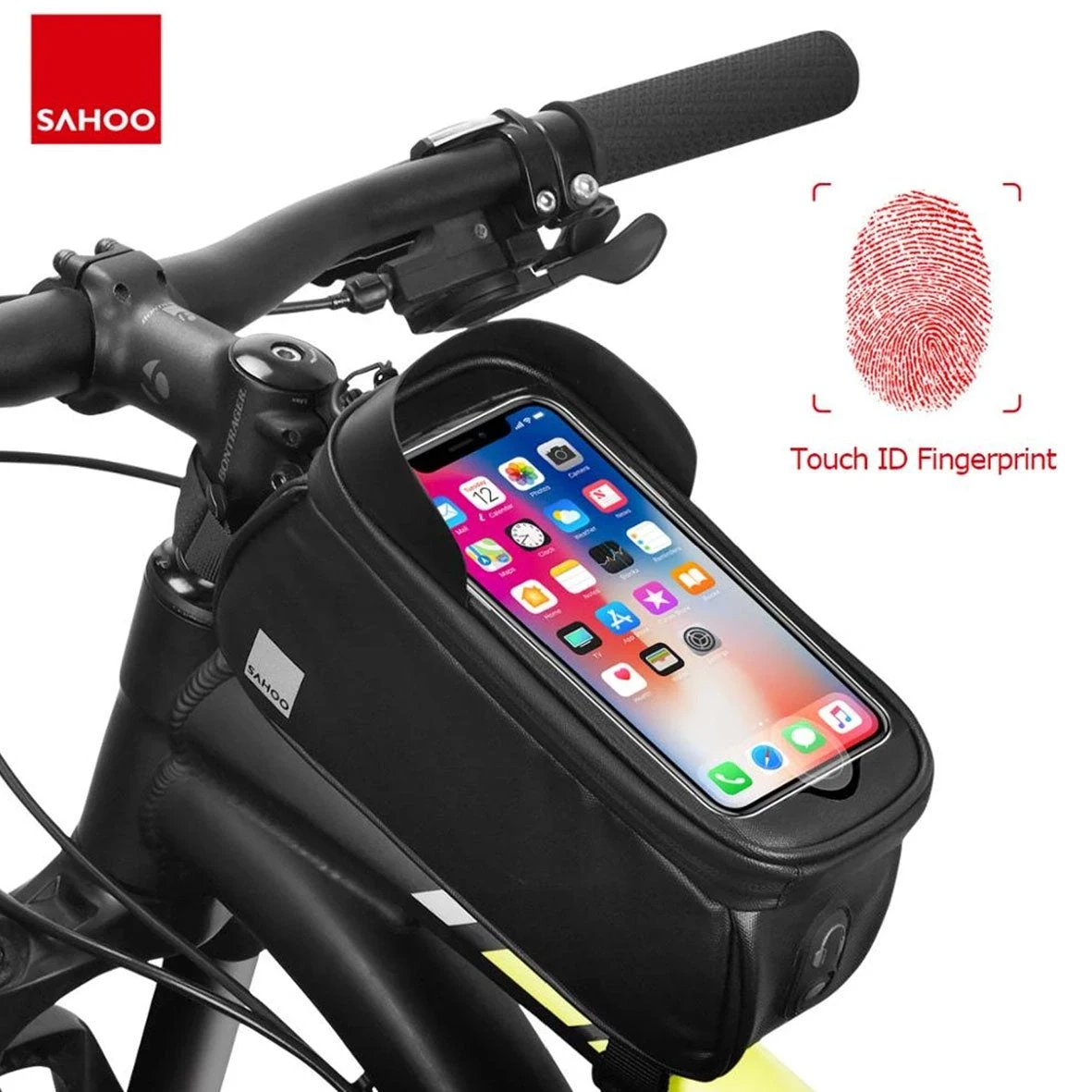 Sahoo Top Tube Phone Bag For Bikes