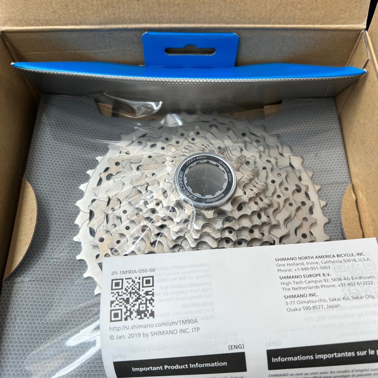 Shimano Deore Cassette 11 Speed CS-M5100 11-42T Sprocket