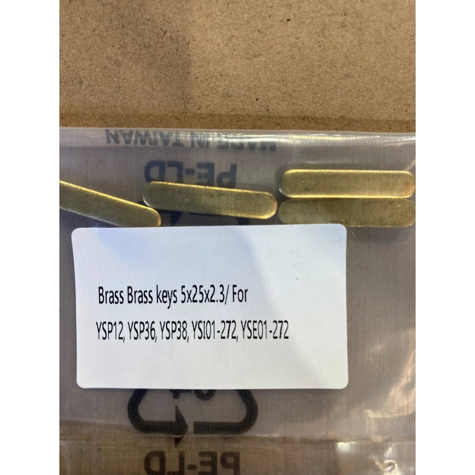 Tranzx Brass Key 5X25X2.3 Seat Post Clamp Replacement