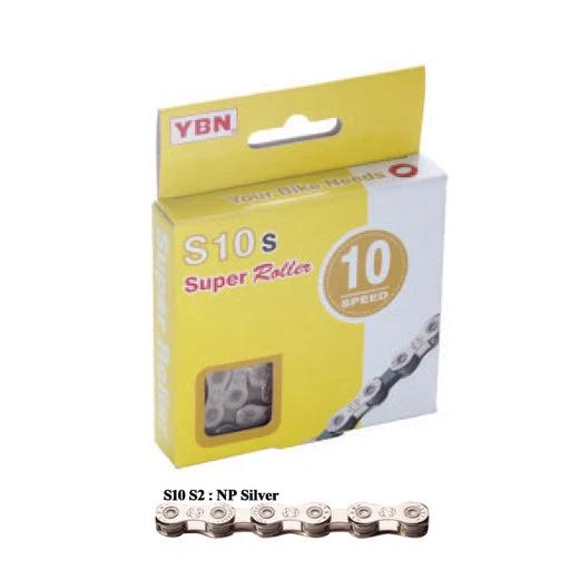 Yaban 10Spd Silver/Silver Chain For Bikes
