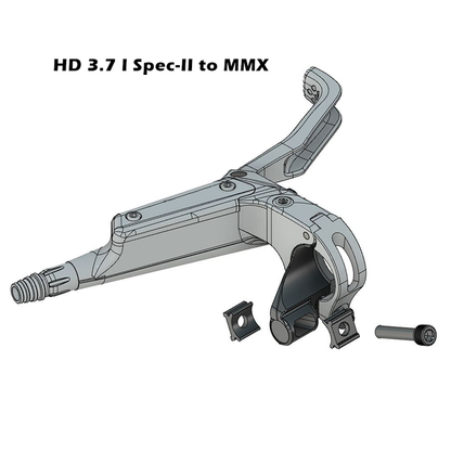 TRP HD3.7 Shifter Adaptor Kit - Right Hand, Steel, Black for SRAM Shifter