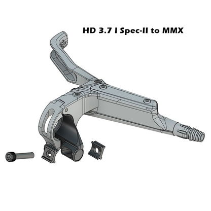 TRP Matchmaker Left Shifter Adaptor Kit - Steel/Black - HD3.7