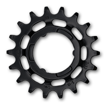 KMC Sprocket R Shimano 18T for E-Bike - Coaster & Internal Gear Hub Compatible