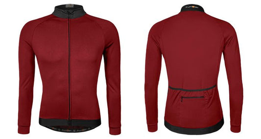 FUNKIER Parma Men-s Thermal Long Sleeve Jersey - Red XXL