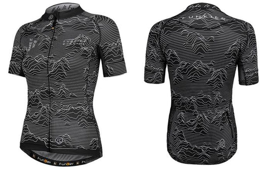 Funkier Rossini Women-s Pro Race Fit Jersey - Black, Lightweight & Grippy