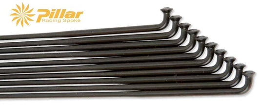 Pillar Double-Butted Black Spokes for Custom Wheel Build