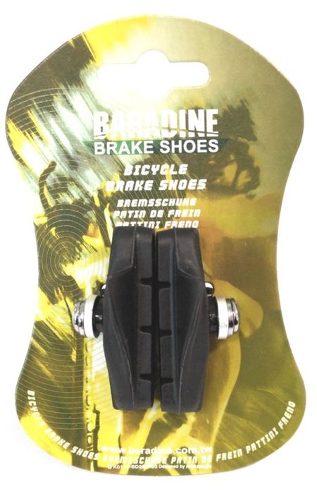 BrakePro Caliper Brake Shoes Adjustable, Quick Install, 50mm, Black Sold in Pairs/Box of 25 Title: BrakePro Caliper Brake Shoes - Adjustable, Quick Install, 50mm, Black Sold in Pairs/Box of 25