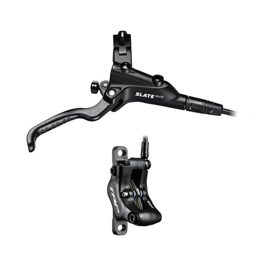 TRP Slate EVO Hydraulic Disc Brake - 4-Piston, Rear, Black, 5mm Hose, 1900mm Length