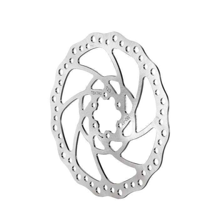 Tektro 203mm Disc Rotor - Stainless Steel, T:2.3mm, 6 Bolt, T25 Torque - For 2.3mm Calipers