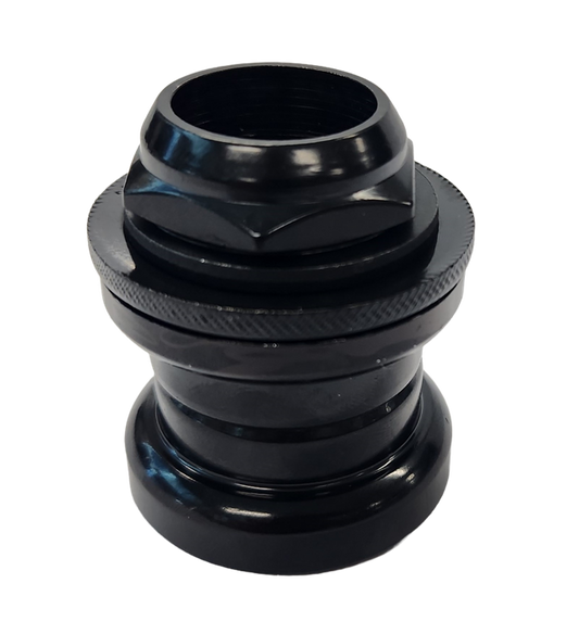 BMX 1" Threaded Headset - Steel, Black, 21.1 ID, 32.5 OD, 27.0 Crown Race