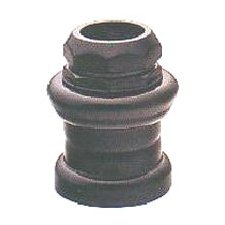 1.1/8 Threaded Headset with Water Seals - Black