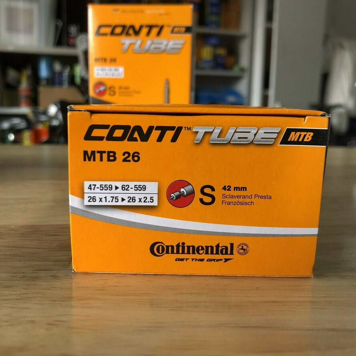 2 x CONTI 26 x 1.7 - 2.5, Bike Tube 26" inch Inner Tubes FV MTB PV 26x Bikes