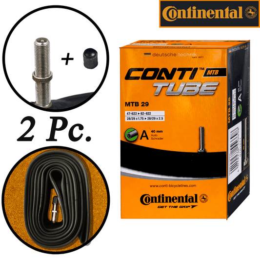 2 x CONTI 29 x 1.75 - 2.5, Bike Tube 29" inch Inner Tubes AV MTB SV 29x Bikes