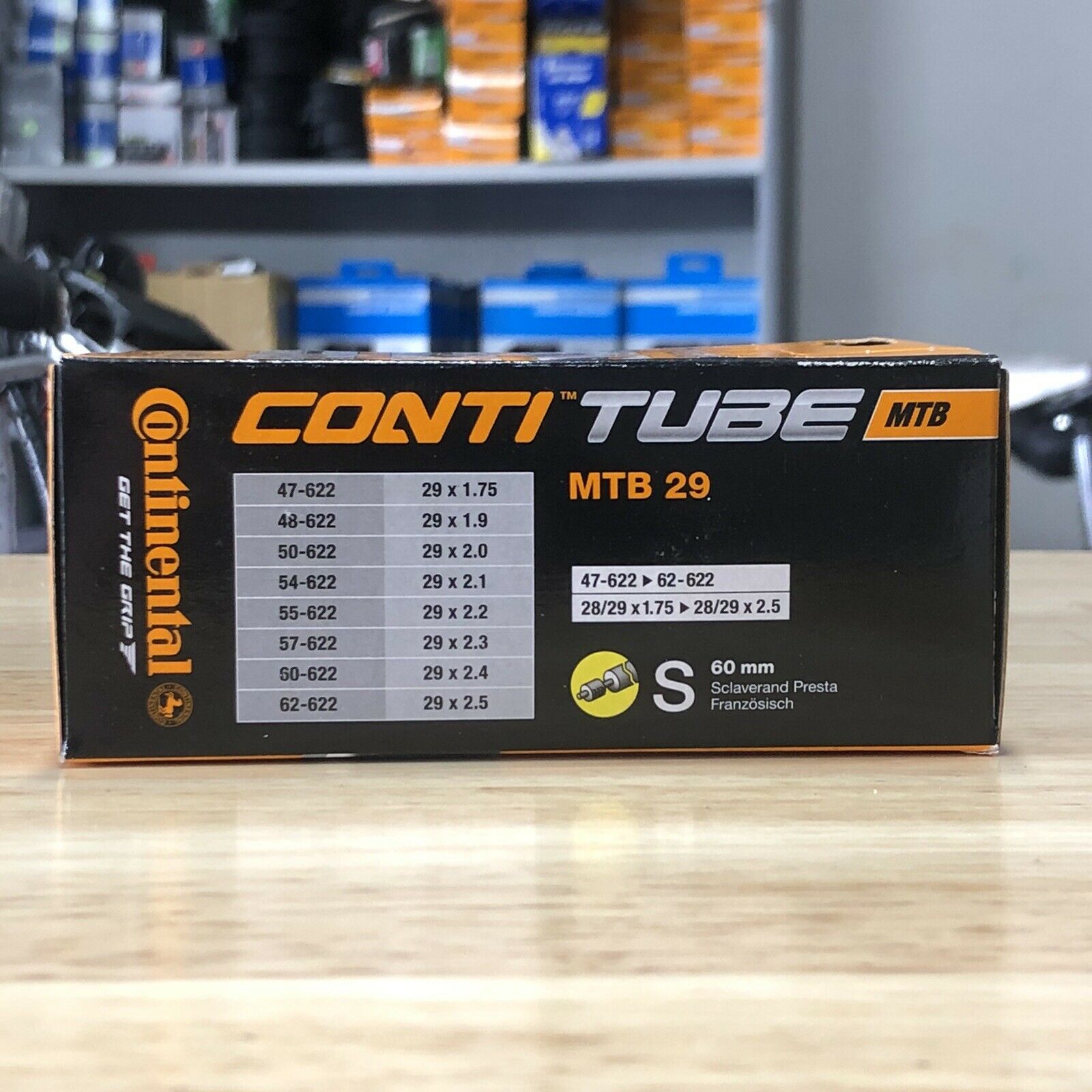 2 x CONTI 29 x 1.75 - 2.5, Bike Tube 29" inch Inner Tubes PV MTB FV 29x Bikes