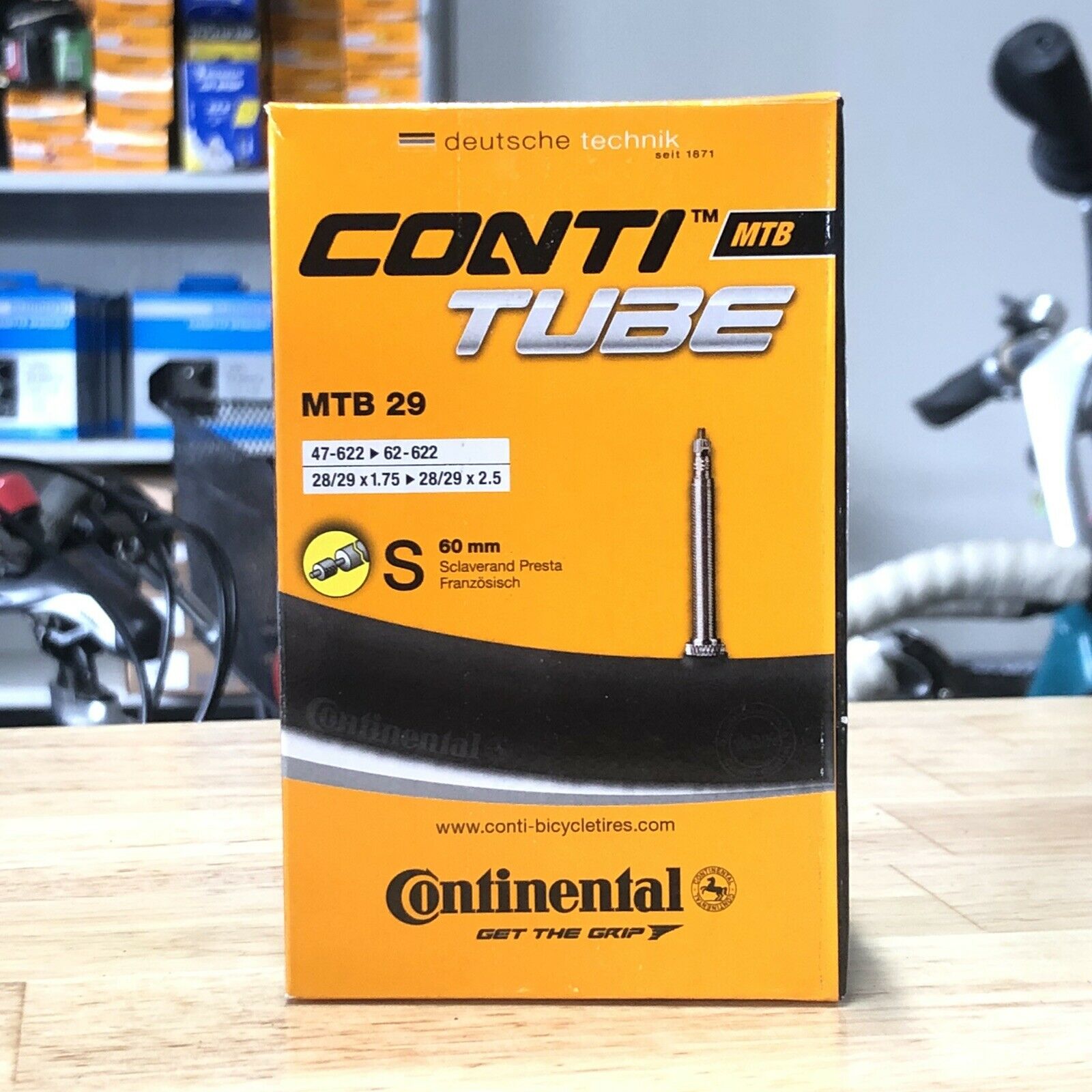 2 x CONTI 29 x 1.75 - 2.5, Bike Tube 29" inch Inner Tubes PV MTB FV 29x Bikes