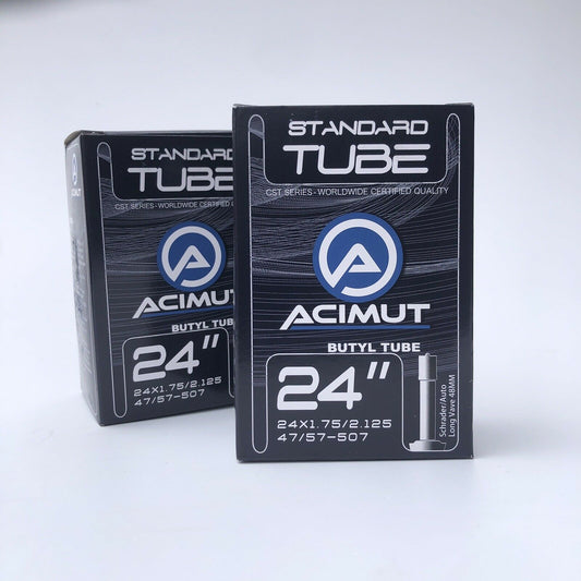 2 x CST 24 x 1.75 - 2.125 Bike Tube 24" inch Inner Tubes SV MTB AV 24x Bikes