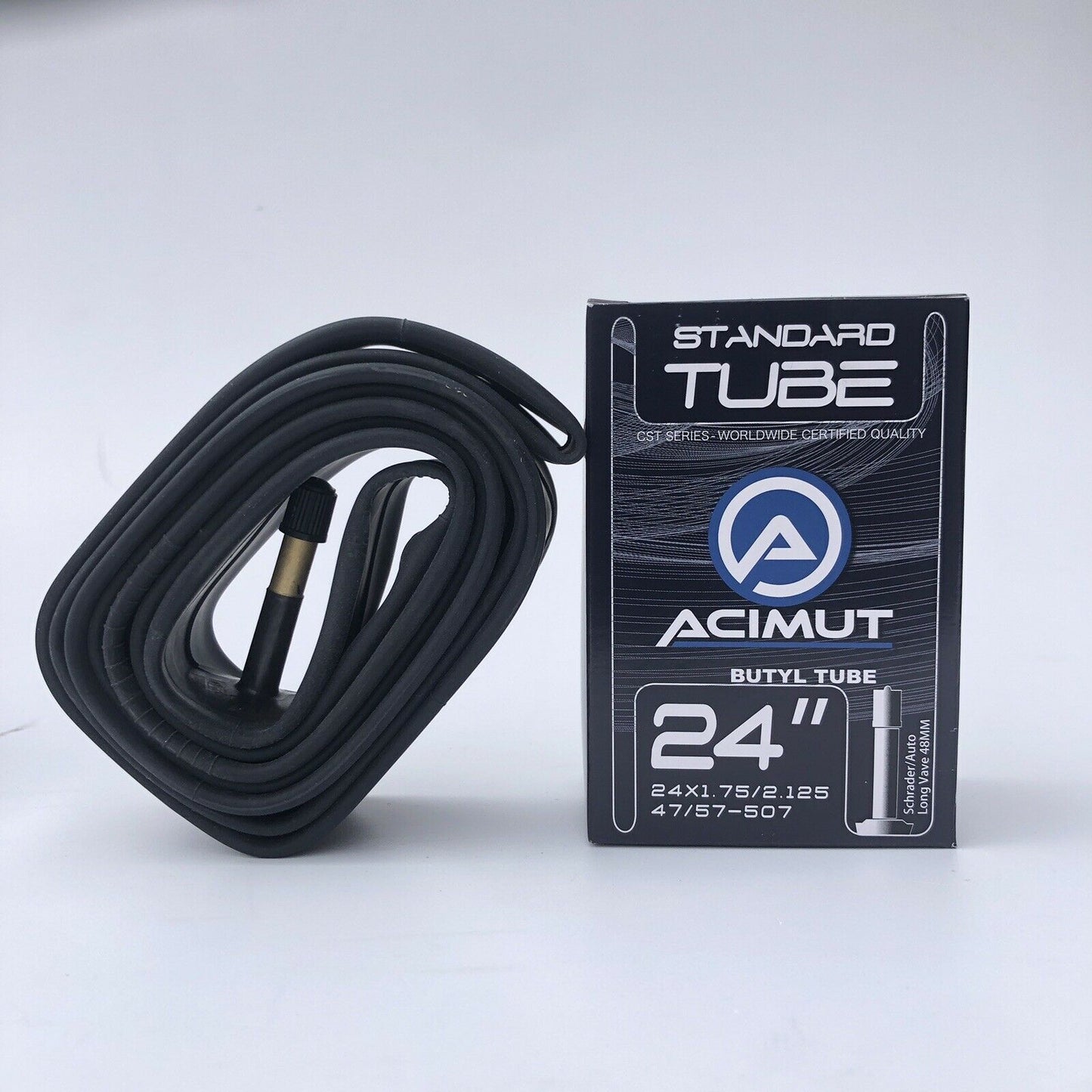 2 x CST 24 x 1.75 - 2.125 Bike Tube 24" inch Inner Tubes SV MTB AV 24x Bikes