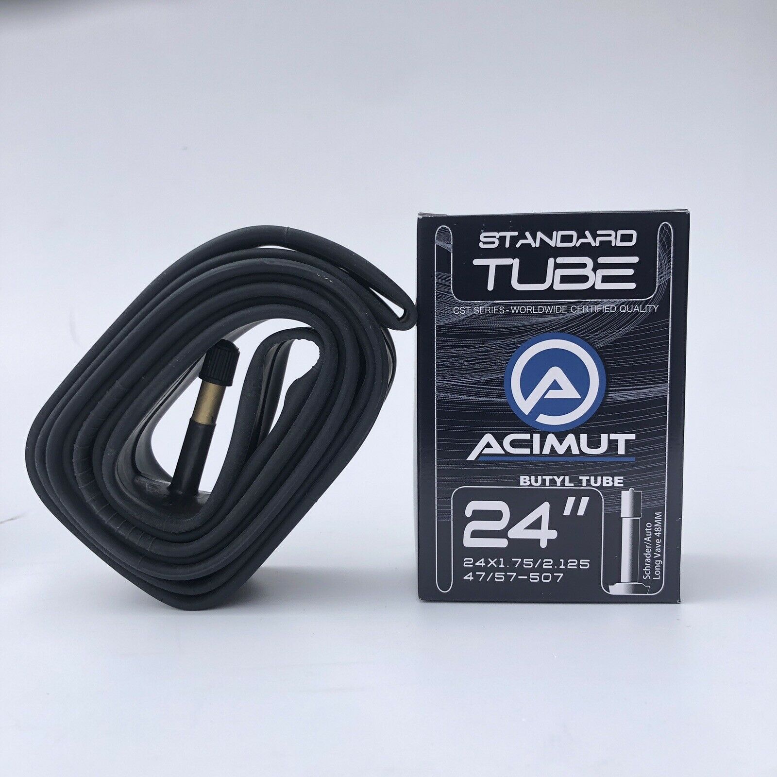2 x CST 24 x 1.75 - 2.125 Bike Tube 24" inch Inner Tubes SV MTB AV 24x Bikes