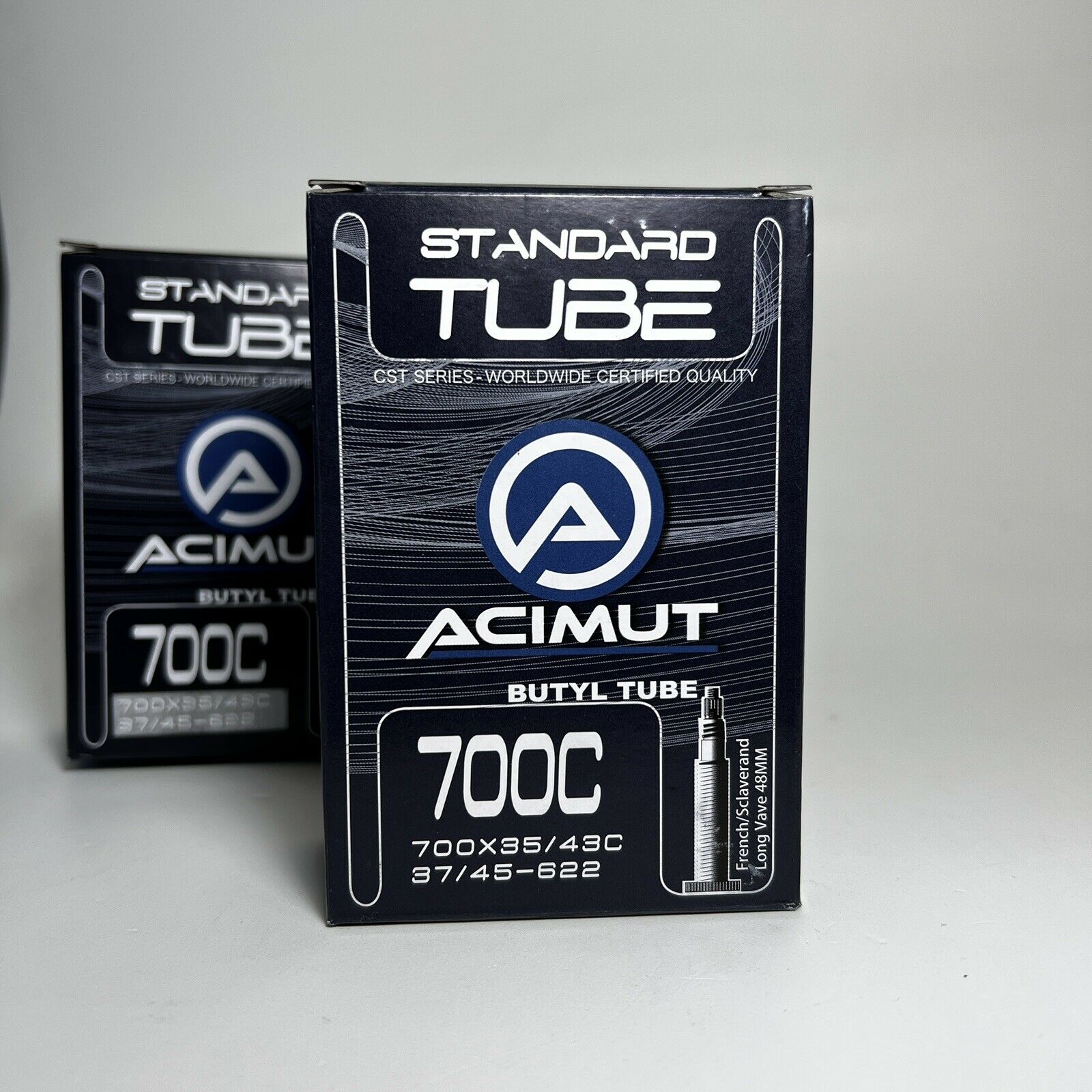 2 x CST 700 x 35 - 43c Bike Tube 700c inch Inner Tubes PV Gravel FV 700x Bikes