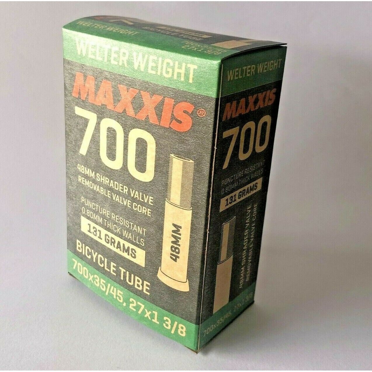 2 x MAXXIS 700 x 35 - 45c, Bike Tube 40mm valve 700c Inner Tubes AV MTB SV Bikes