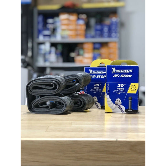 2 x MICHELIN 20 x 1.5 - 2.1 Inch Kids Bike Tube Schradder Valve Bikes Tubes 20