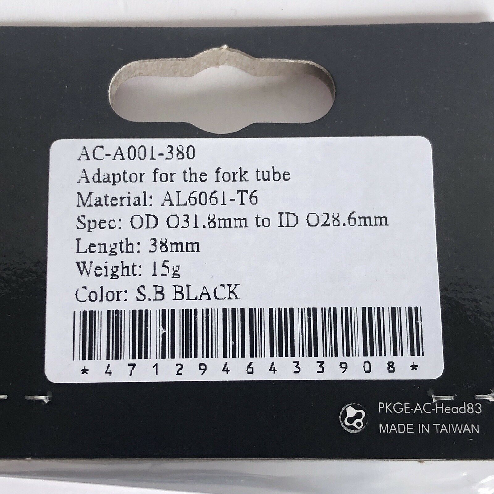 31.8mm to 28.6mm 1 1/4 to 1 1/8 Stem Adapter Adaptor Shim Tube Steerer Fork