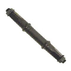3T Bottom Bracket Axle - Nut Type, 126mm, Black