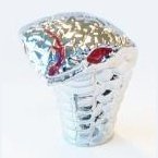 AV Cobra Silver Valve Cap - Individual
