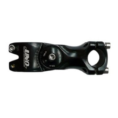 Adjustable Ahead Stem - 28.6 x 90mm, 25.4mm BB, Black, 0-60 Degree