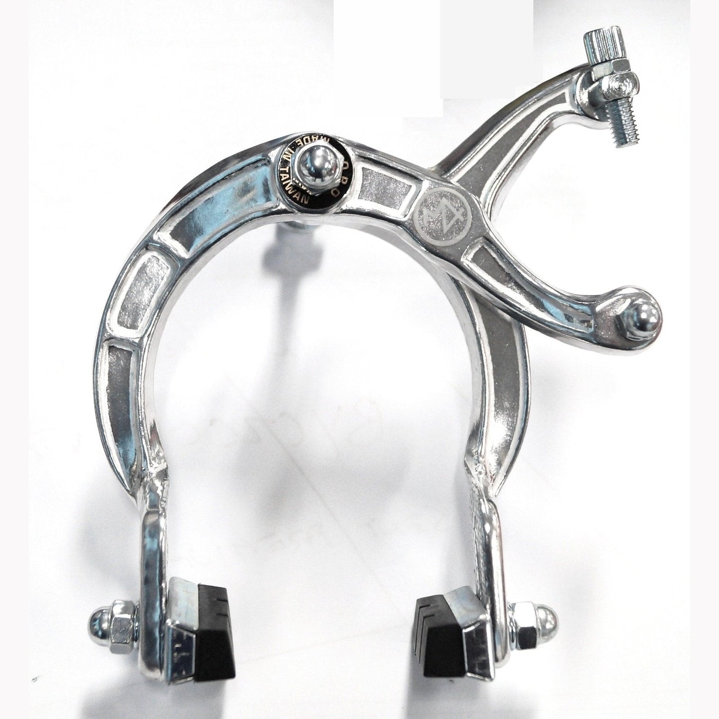 Alhonga BMX Caliper Brake - Front SILVER, Nutted, 73-92mm Reach