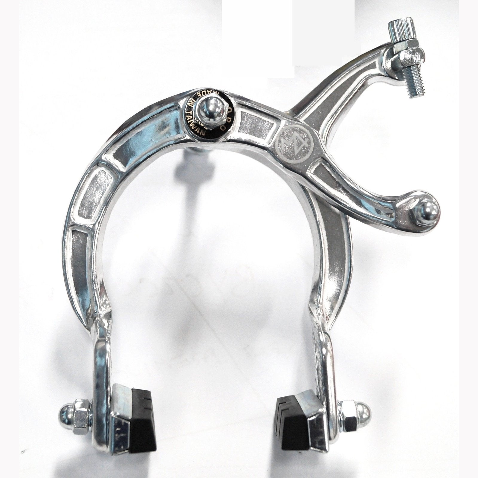 Alhonga BMX Caliper Brake - Front SILVER, Nutted, 73-92mm Reach