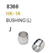 Alligator Brass Hydraulic Hose Fitting J-HK14 - 5.8x7.2x7L