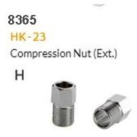Alligator HK-23 Hydraulic Hose Fitting - Stainless Compression Nut M8 x H8 x P0.75 x 16.5L