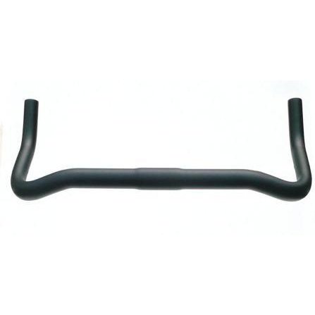 Alloy Bullhorn Handlebar - 31.8mm, 42cm Wide, Black