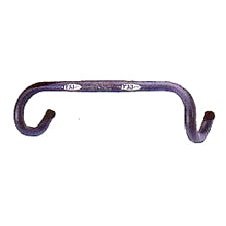 Alloy Handlebar 26mm 40cm Wide 120mm Drop - BLACK
