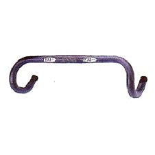 Alloy Handlebar 26mm 44cm Wide 120mm Drop - BLACK