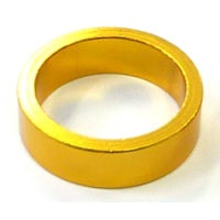 Alloy Spacer 1 1/8 Gold 10mm - Bike Fork Accessory