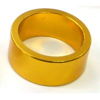Alloy Spacer 1 1/8 Gold 15mm - Bike Fork Accessory