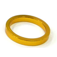 Alloy Spacer 1 1/8 Gold 5mm - Bike Stem Accessory